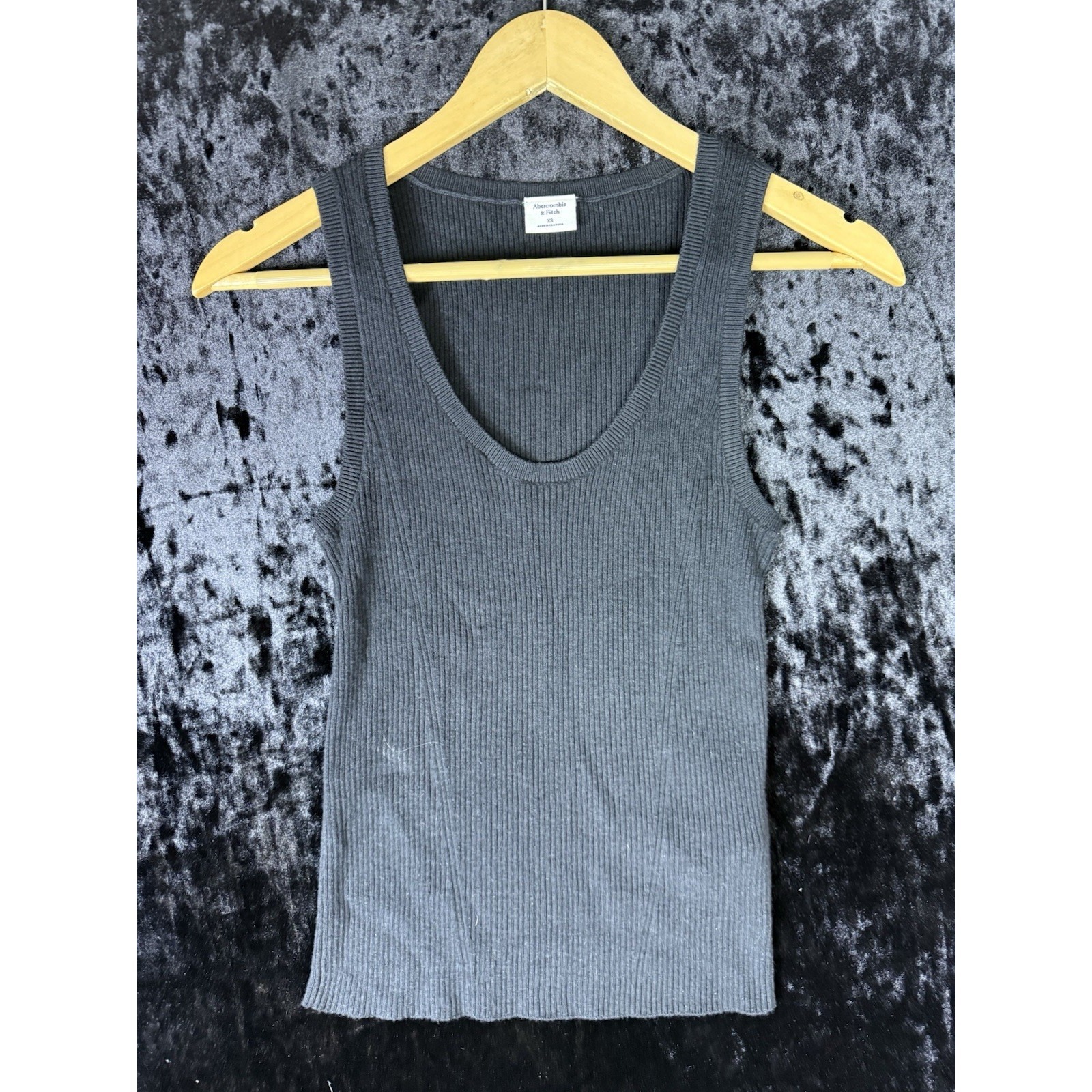Abercrombie & Fitch Tank Top Womens Xs Black Breathable Lightweight Casual